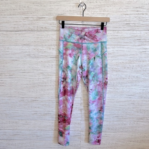 Adidas’s 7/8 Tie Dye Leggings Zoe Saldana Collection | SIZE S - Picture 2 of 11
